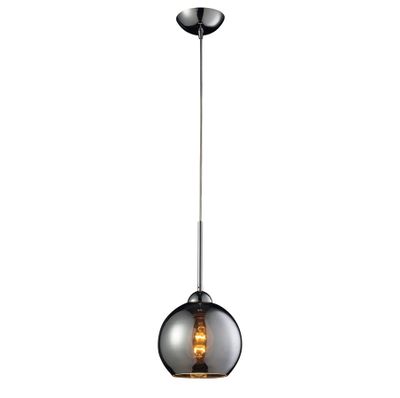 Cassandra 8″ Wide 1-Light Mini Pendant - Polished Chrome