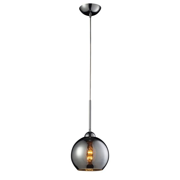 Cassandra 8'' Wide 1-Light Mini Pendant - Polished Chrome