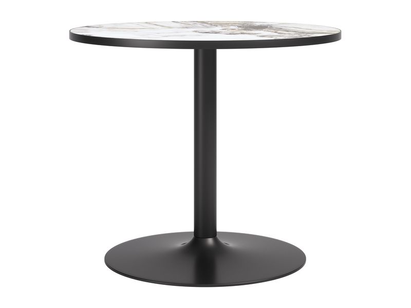 Batu Dining Table Gray & Black 4