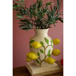 Ceramic Lemon Vase 4