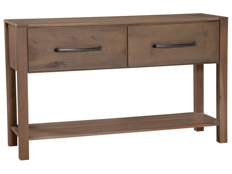 re.curated Two-drawer Console Table with Shelf 2