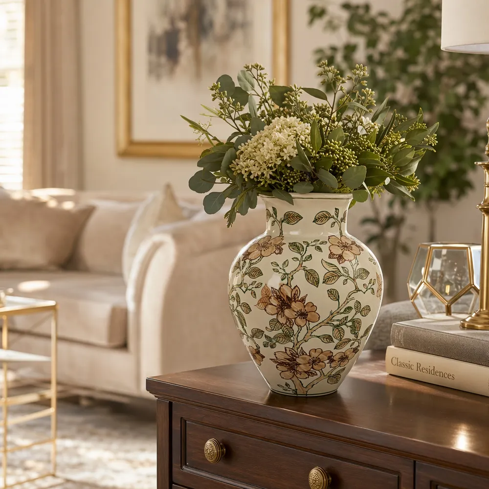 GAINESWOOD BROWN VASE 11 (IN)
