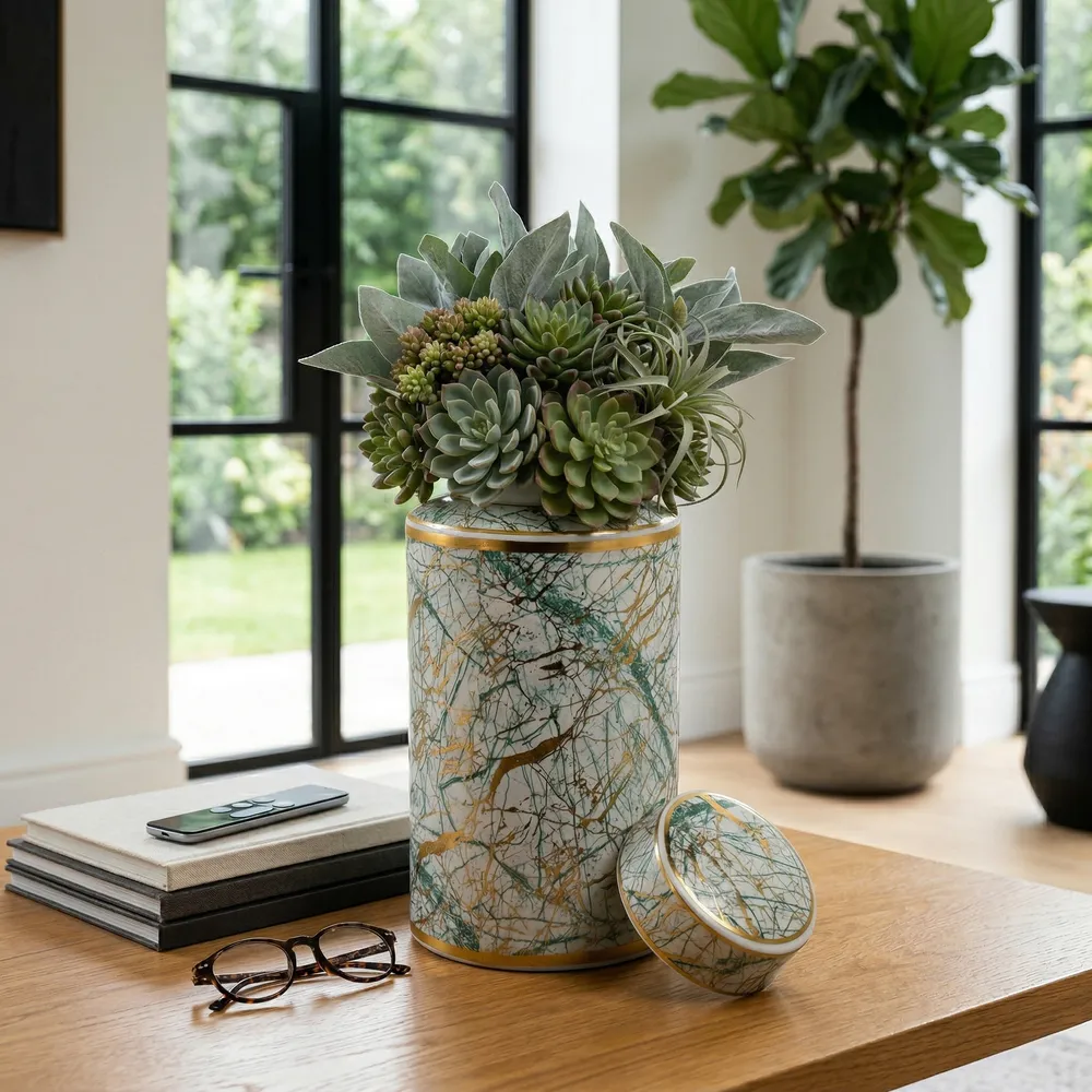LOCHLAKE GREEN JAR 16 (IN)