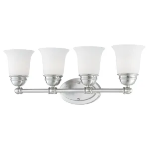 Bella 24.5'' Wide 4-Light Vanity Light - Brushed Nickel 1