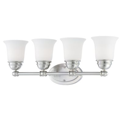 Bella 24.5'' Wide 4-Light Vanity Light - Brushed Nickel