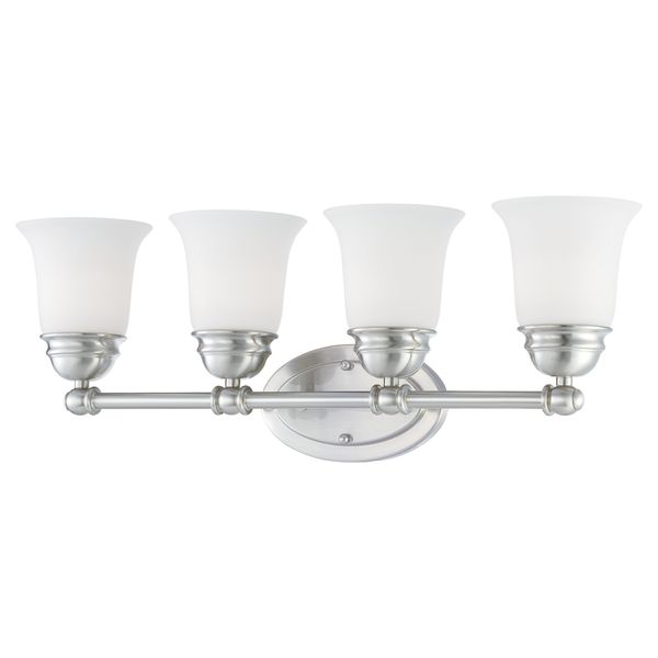 Bella 24.5'' Wide 4-Light Vanity Light - Brushed Nickel