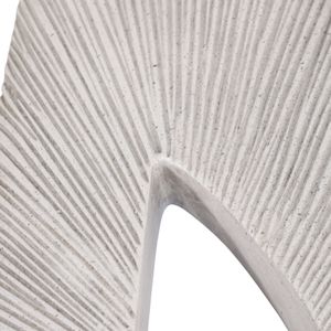 LANEMORE SET OF 2 WHITE WALL SCULPTURES 30 (IN) 6