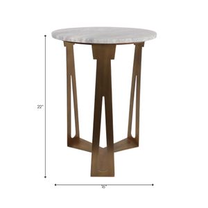 VERNONRUN IVORY TABLE 22 (IN) 10