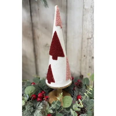Small Cone Tree With Tree 15.5x4.5x4.5in