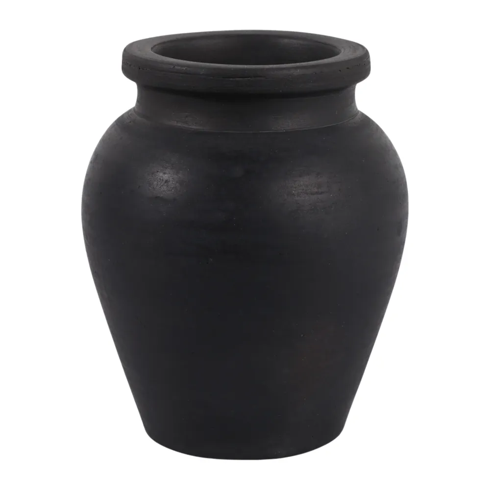 HAWLEYWORTH BLACK VASE 7 (IN)