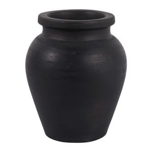 HAWLEYWORTH BLACK VASE 7 (IN) 6