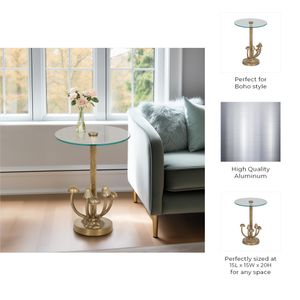 VALEWOOD GOLD TABLE 20 (IN) 9