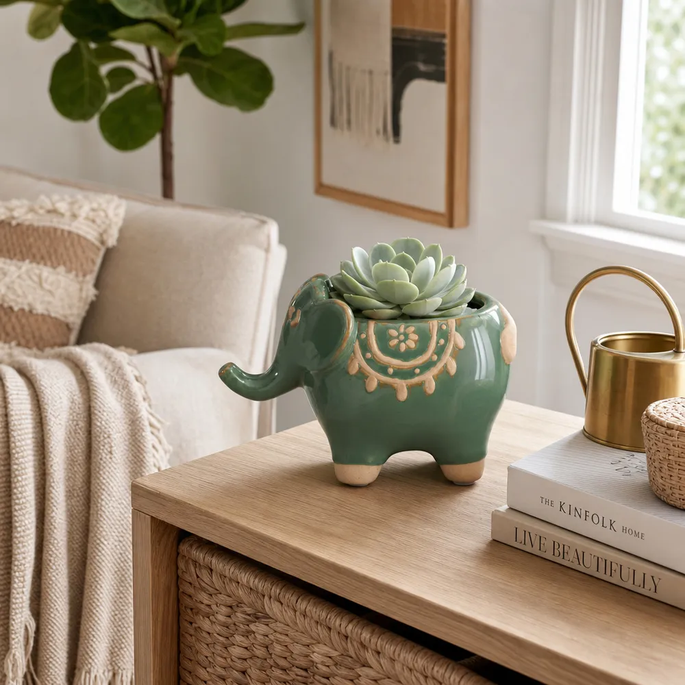 MIASTONE GREEN PLANTER 5 (IN)