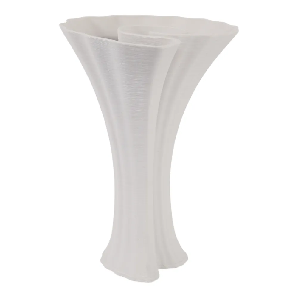 WRENMORE WHITE VASE 11 (IN)