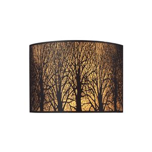 Woodland Sunrise 8'' High 2-Light Sconce - Aged Bronze 1