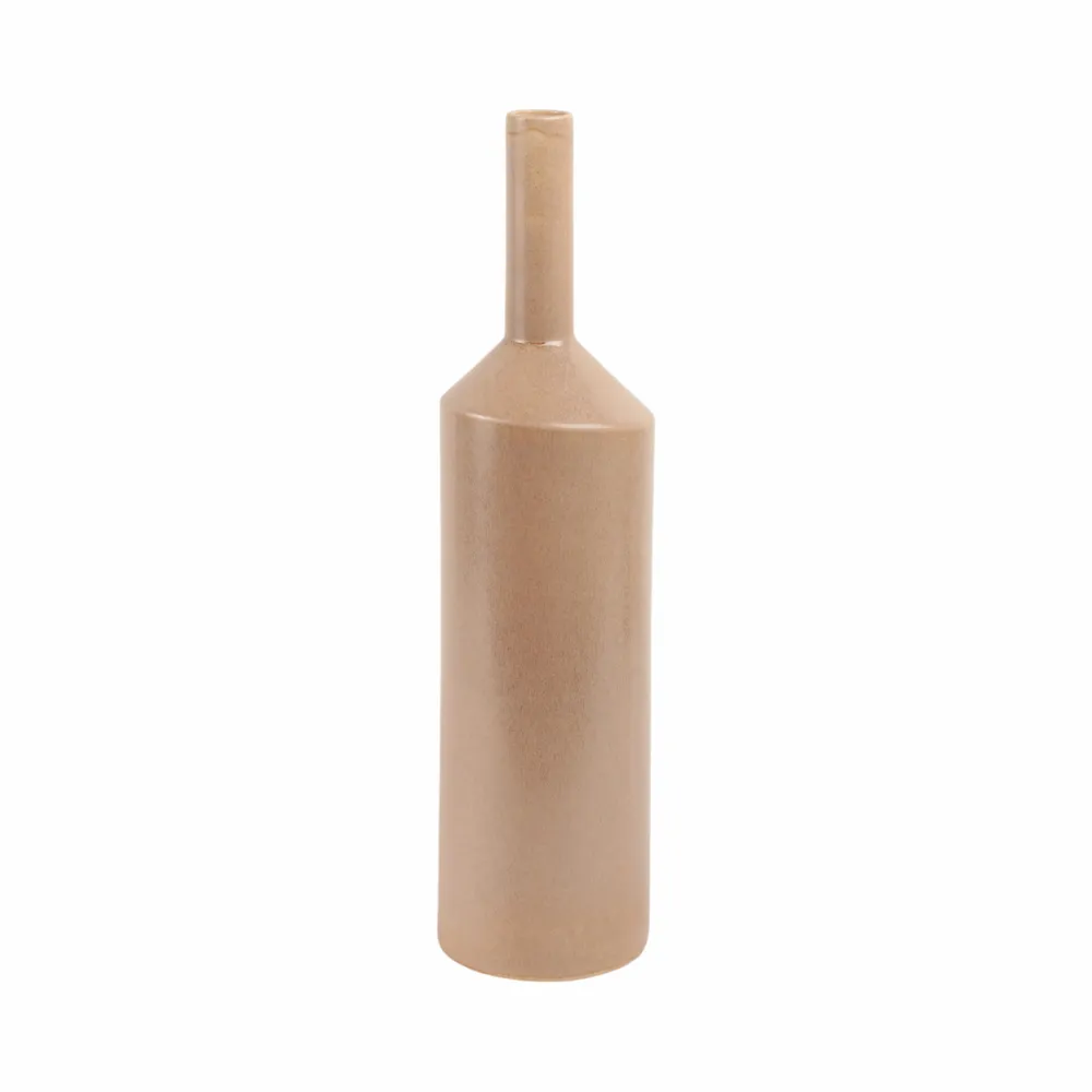 HAZENWOOD BROWN VASE 19 (IN)