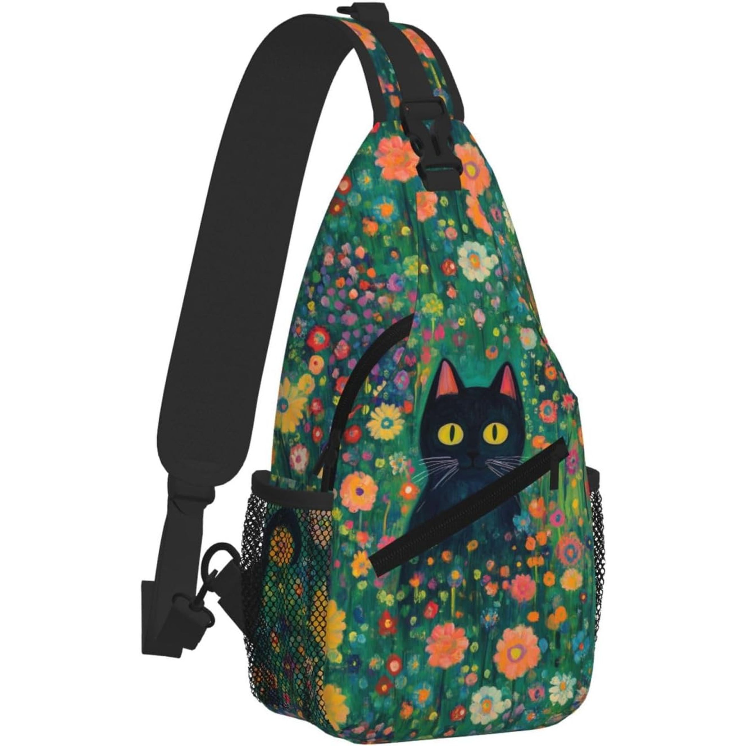 CROSS-BODY BACKPACK - WATERCOLOR HIBISCUS