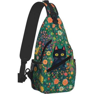 CROSS-BODY BACKPACK - WATERCOLOR HIBISCUS