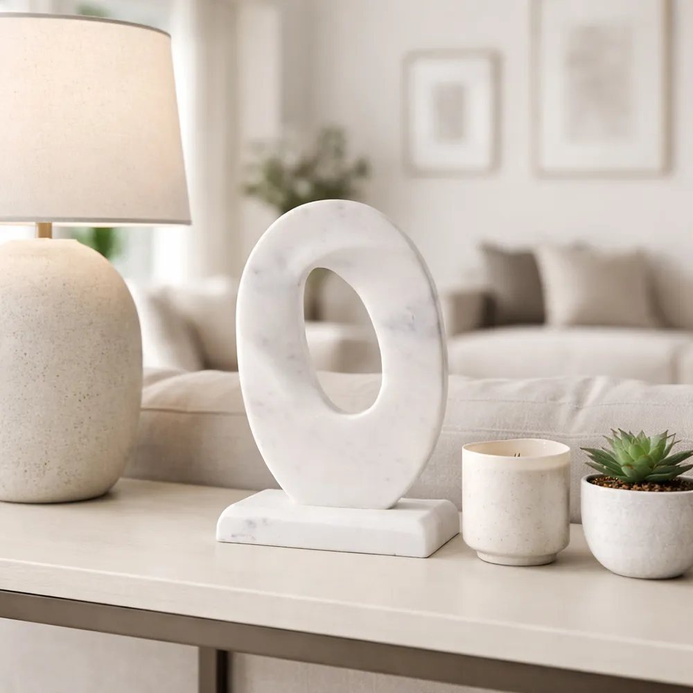 CARVERTON WHITE DECOR 13 (IN)
