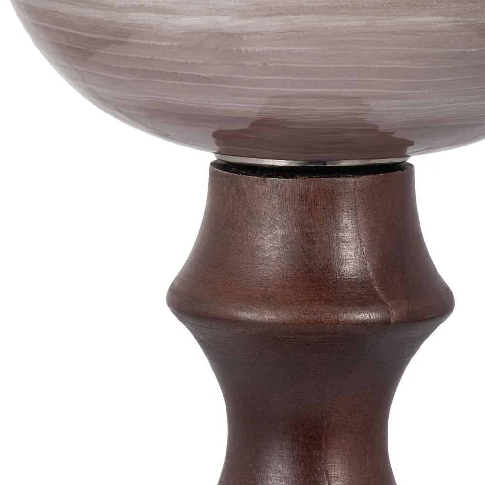 HENLEYSTONE PINK GLASS 24 (IN)
