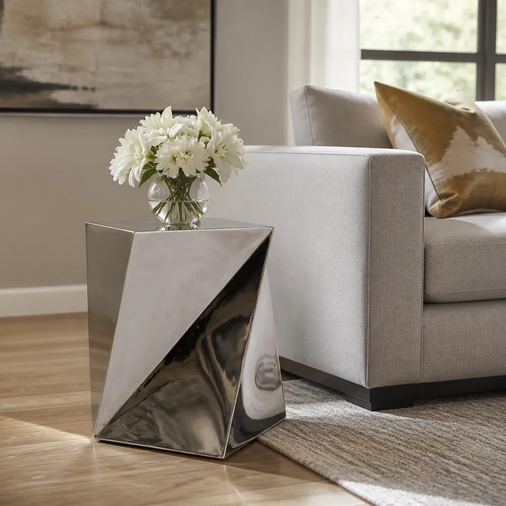 TARALEY SILVER TABLE 22 (IN)