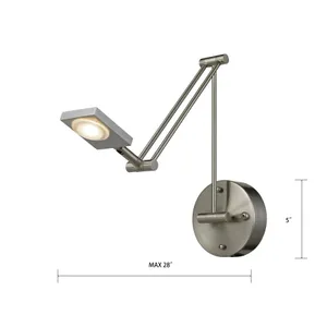 Reilly 5'' High 1-Light Sconce - Brushed Nickel 2