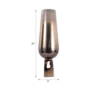 FULTONHAM GOLD GLASS VASE 26 (IN) 10