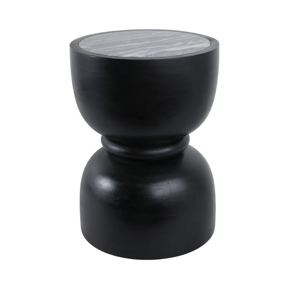BRYSONBURN BLACK TABLE 18 (IN)