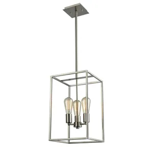 Williamsport 10'' Wide 3-Light Chandelier - Brushed Nickel 1