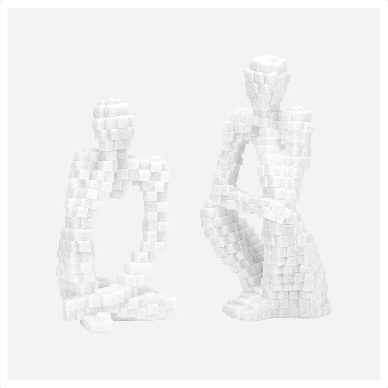 Pi Quartz Sculptures -Set 2