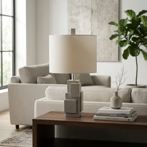 HALEYWAY GRAY LAMP 22 (IN) 12