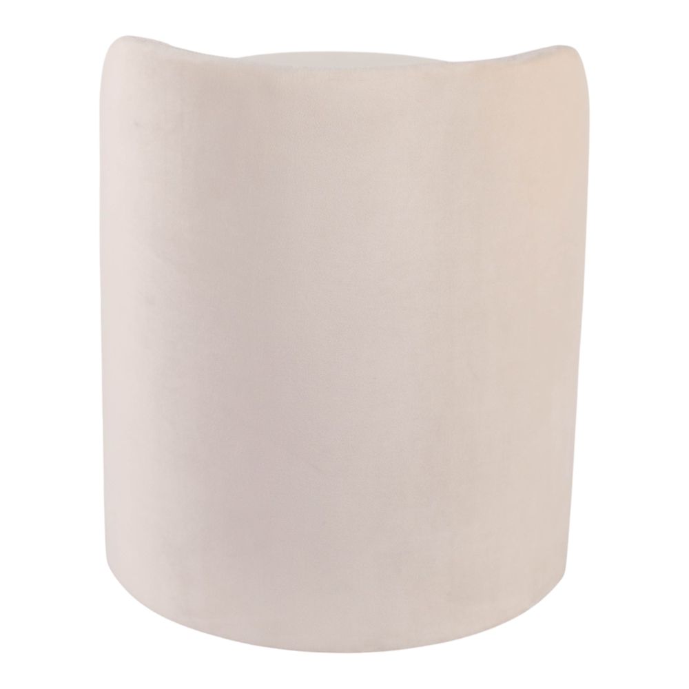BAYARDMILL WHITE OTTOMAN 22 (IN)