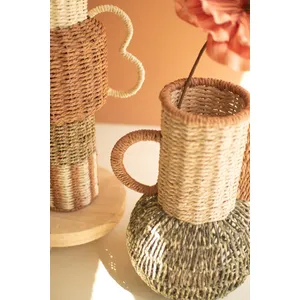 Set of 2 Twisted Paper Urns 2
