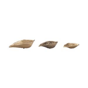 HEATHSHAW SET OF 3 GOLD BOWLS 5 (IN) 3