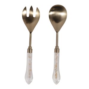 BRECK SET OF 2 WHITE SERVEWARE 1 (IN) 5
