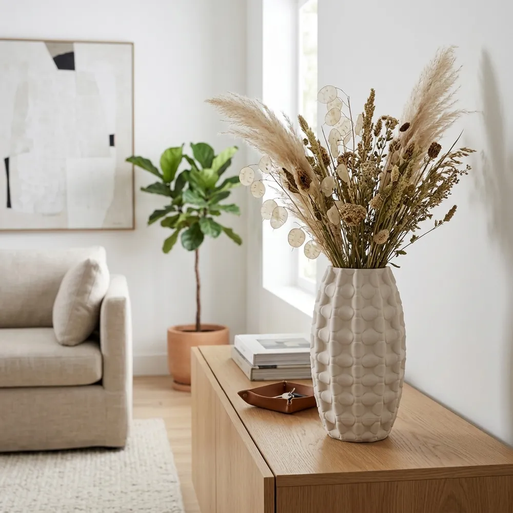 GLENLAND IVORY VASE 12 (IN)