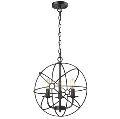 Yardley 16″ Wide 3-Light Chandelier - Oil Rubbed Bronze