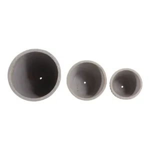 DUFFYLAKE SET OF 3 TAN PLANTER 13 (IN) 8