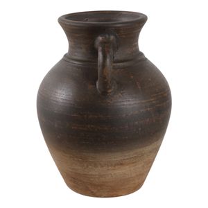 CARLINROSE BROWN VASE 10 (IN) 4