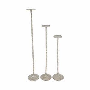 BREEFIELD SET OF 3 SILVER CANDLE HOLDER 40 (IN) 1