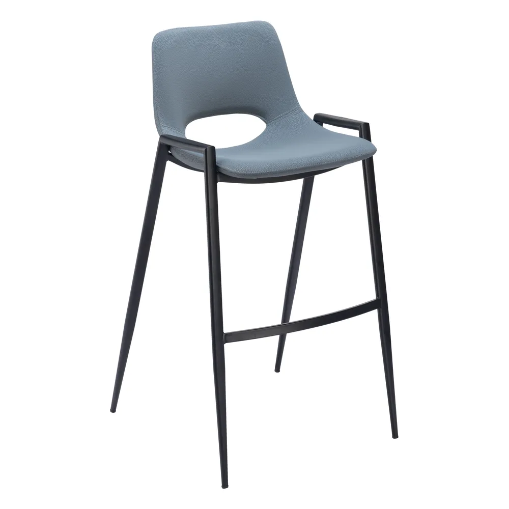Desi Barstool Azure Gray