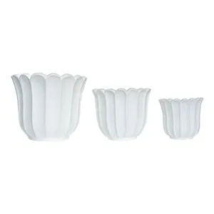CASPERBROOK SET OF 3 WHITE PLANTER 13 (IN) 2