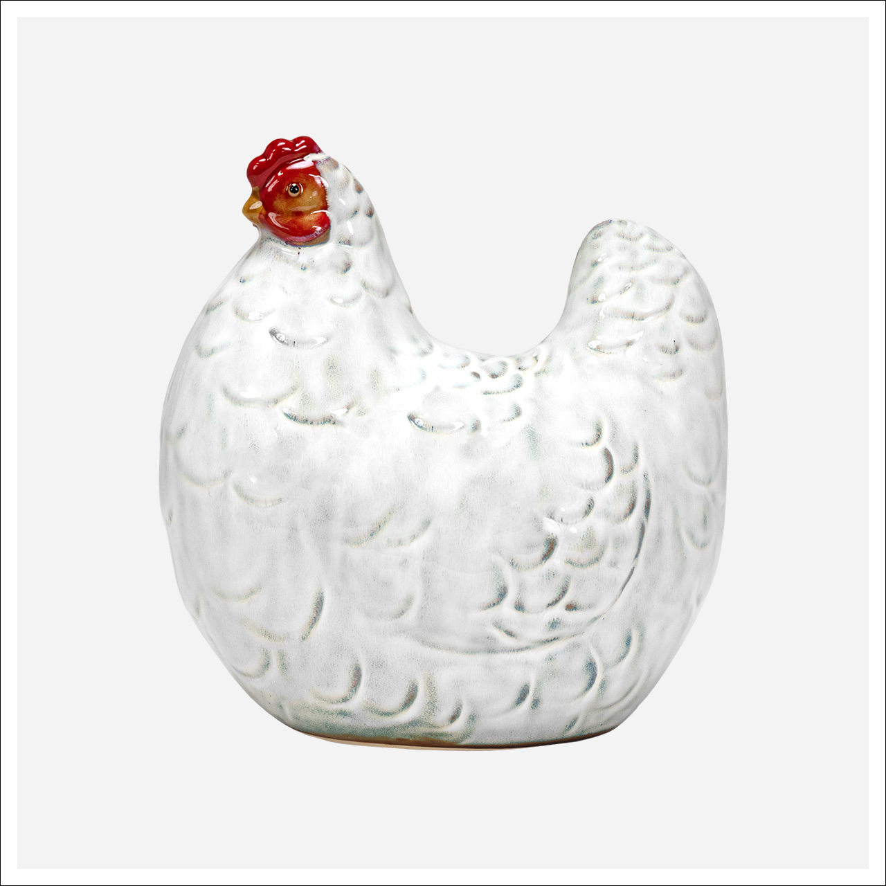 Avari Large Hen Figurine