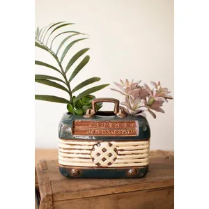 Ceramic Vintage Radio Vase 1