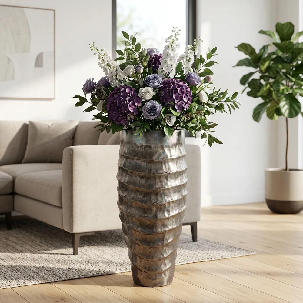 SKYLERRIDGE SILVER PLANTER 28 (IN)