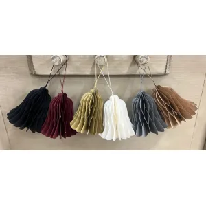 Multi Colored Paper Bell Ornament Set 1