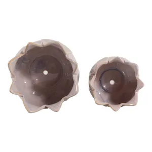 BRADYRIDGE SET OF 2 PURPLE PLANTER 7 (IN) 7
