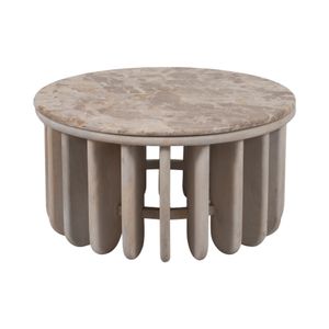 HILTONOAK WHITE COFFEE TABLE 16 (IN) 1