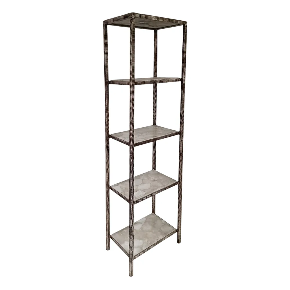 HATTONWAY WHITE ETAGERE 79 (IN)