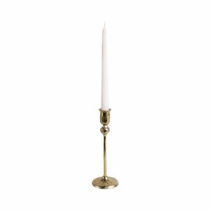 BAKERHAM GOLD CANDLE HOLDER 9 (IN) 3